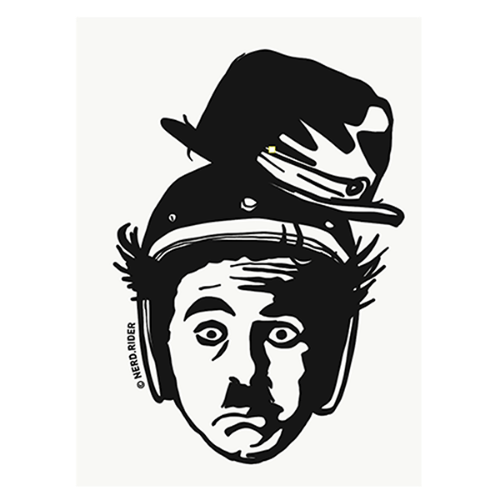 [너드 스티커] NERD - Charles Chaplin sticker