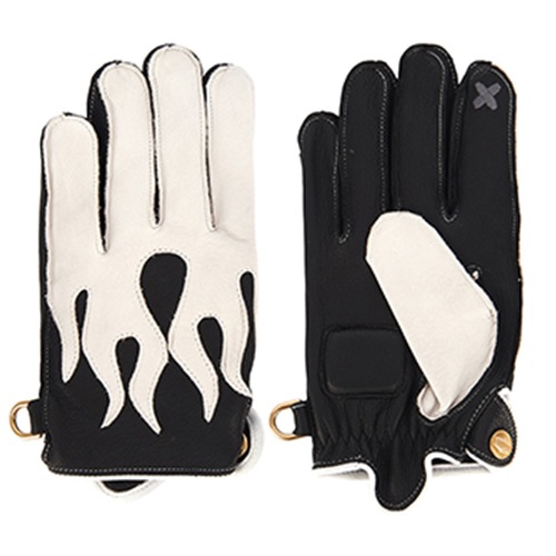 [인다이스 클래식 글러브] INDICE - FlamingDeer Leather Gloves X SMART TOUCH_ (DEER/BLACK)