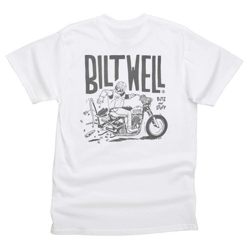 [빌트웰 반팔 티셔츠] Biltwell - OOPS WHITE